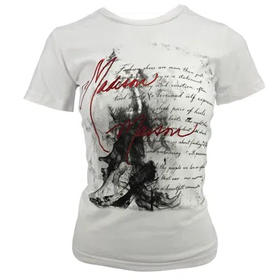 Madison.maison Heel In Flames T-shirt In Black