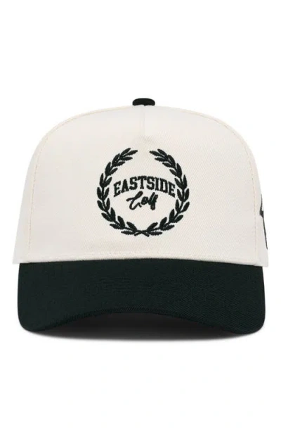 Eastside Golf Statement Snapback Baseball Cap In White