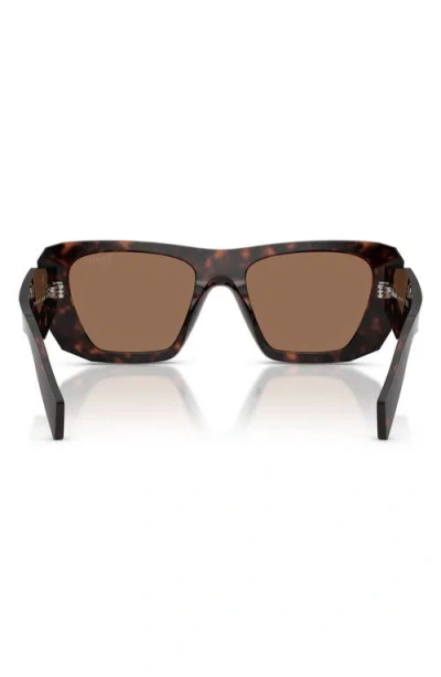 Prada 53mm Square Sunglasses In Brown
