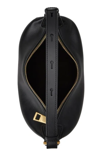 Tod's Metal Dots Mini Leather Shoulder Bag In Black