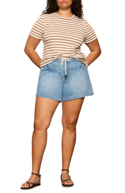 Sanctuary Perfect Stripe Relaxed Fit T-shirt In Multi