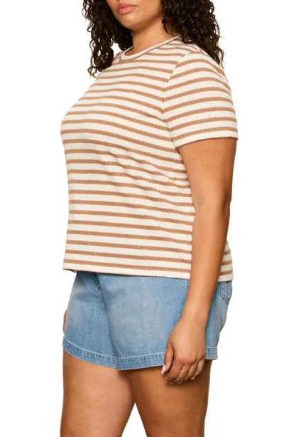 Sanctuary Perfect Stripe Relaxed Fit T-shirt In Multi