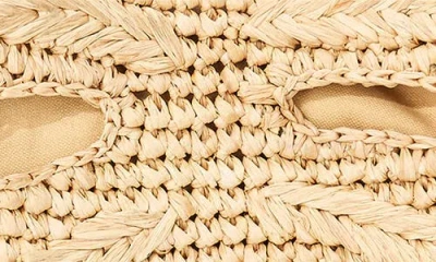 Staud Palm Leather-trimmed Raffia Top-handle Bag In Nude