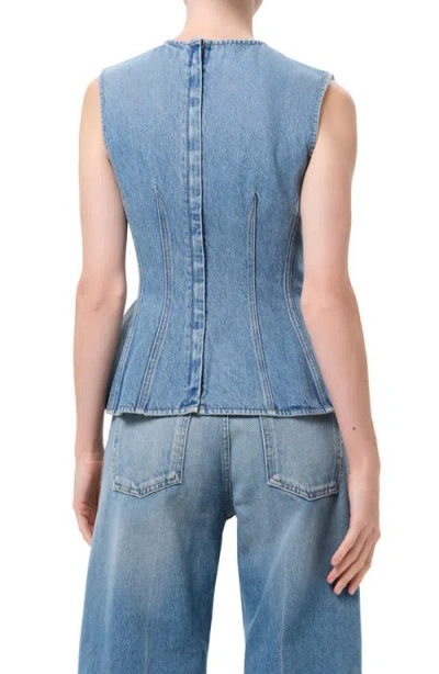 Agolde Corbin Shell Top In Blue