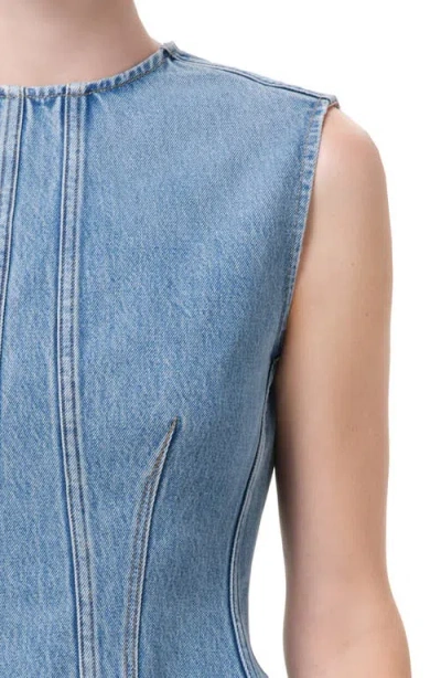 Agolde Corbin Shell Top In Blue