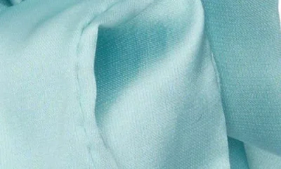 Natasha Oversize Satin Scrunchie In Blue