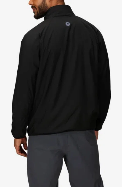 Marmot Aerothermal Half Zip Pullover In Black