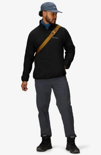 Marmot Aerothermal Half Zip Pullover In Black
