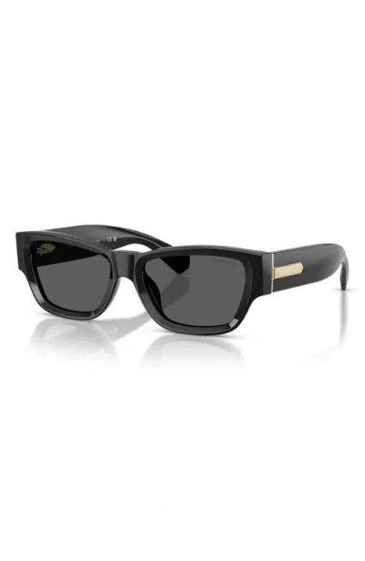 Tiffany & Co . 54mm Rectangular Sunglasses In Black