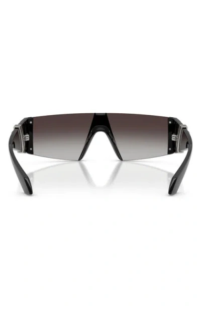 Versace 136mm Rectangular Sunglasses In Black