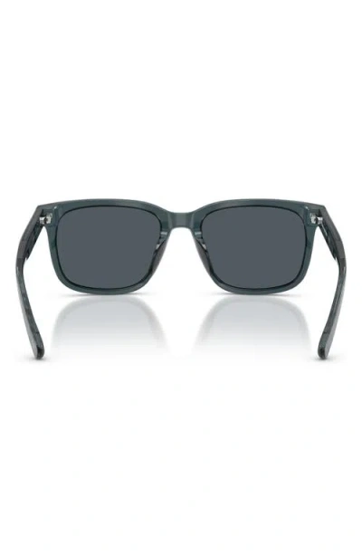 Brooks Brothers 53mm Rectangular Sunglasses In Black
