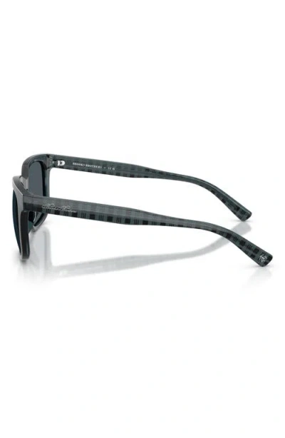 Brooks Brothers 53mm Rectangular Sunglasses In Black