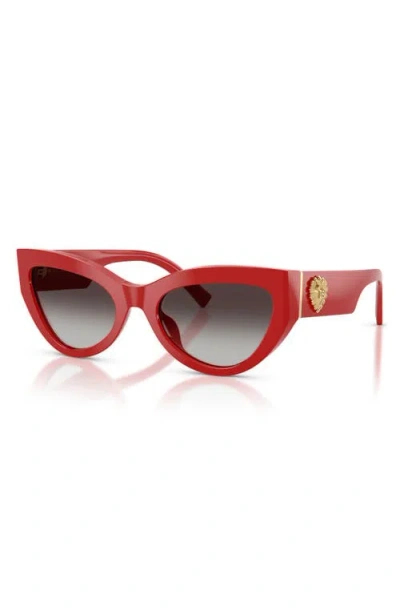 Dolce & Gabbana Devotion Sunglasses In Red