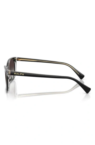 Ralph 56mm Gradient Square Sunglasses In Black