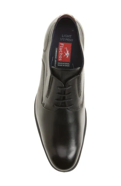 Fluchos Asgard Plain Toe Derby In Black