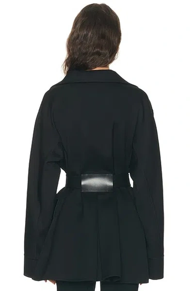 Alaïa Wrap Jacket In Black