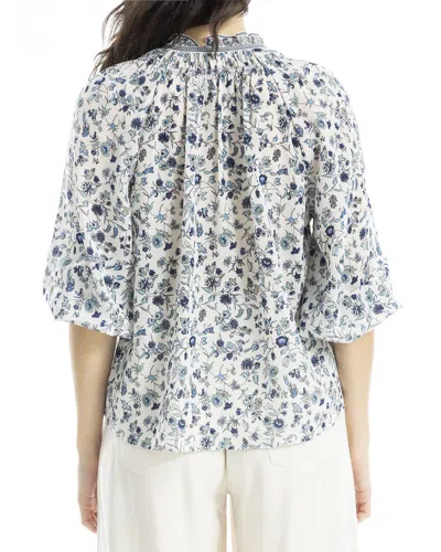 Max Studio 3/4-sleeve Blouse In White