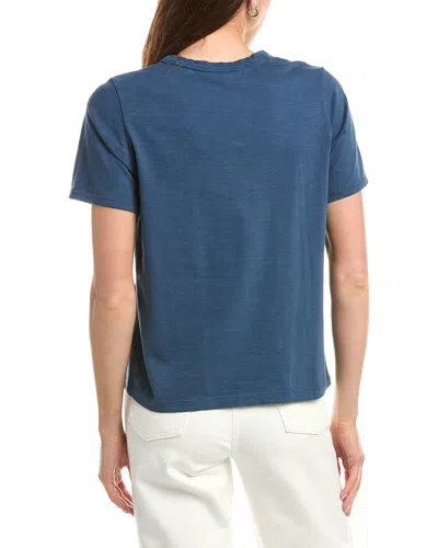 Faherty Sunwashed Crew T-shirt In Green