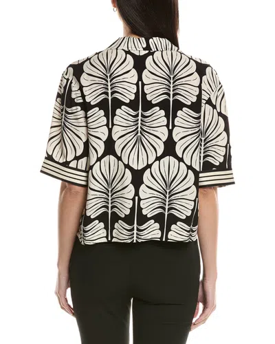 Ellen Tracy Challis Printed Top In Multi