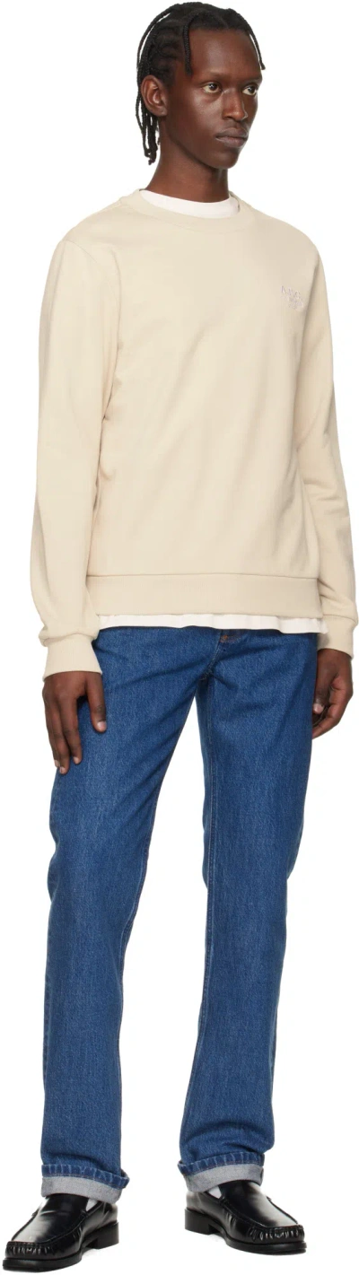 A.p.c. Logo Sweatshirt In Pattern