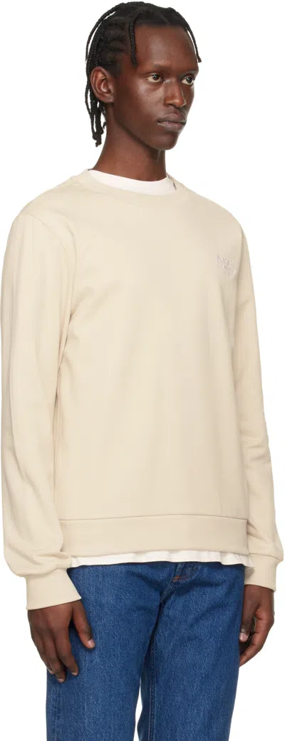 A.p.c. Logo Sweatshirt In Pattern
