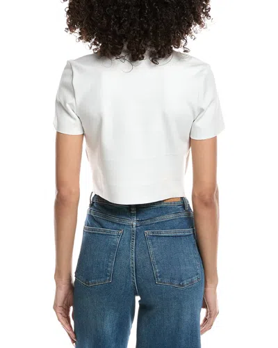 Commando Neoprene Polo Shirt In White