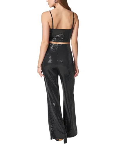 Bebe Two Piece Shimmer Set In Black