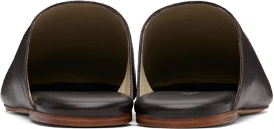 A.p.c. Leather Mules In Black