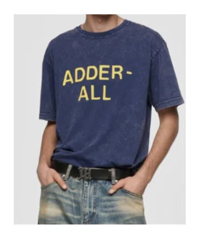 Misbhv Adder-all T-shirt In Blue