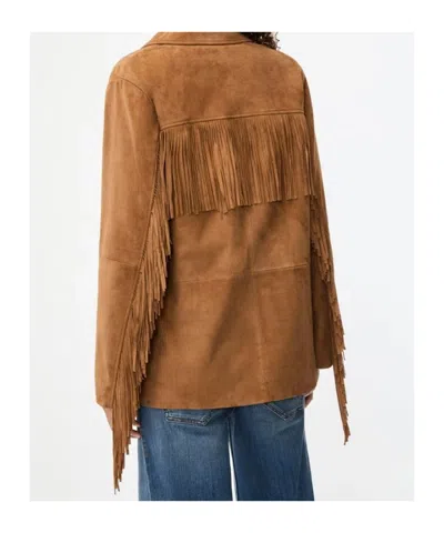 Iblues Suede Jacket In Multi