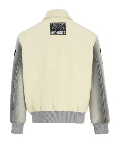 Off-white Buttoned Shirt Jacket In Neutral