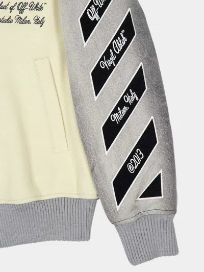 Off-white Buttoned Shirt Jacket In Neutral