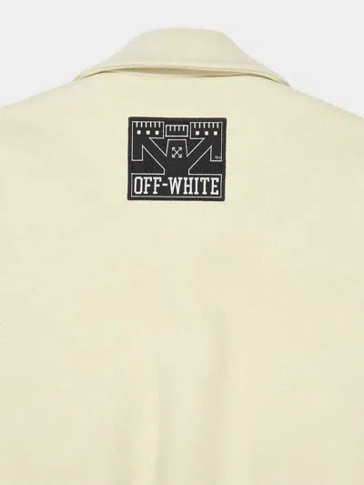 Off-white Buttoned Shirt Jacket In Neutral