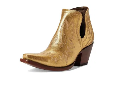 Ariat Dixon Short Western Boot In Gold