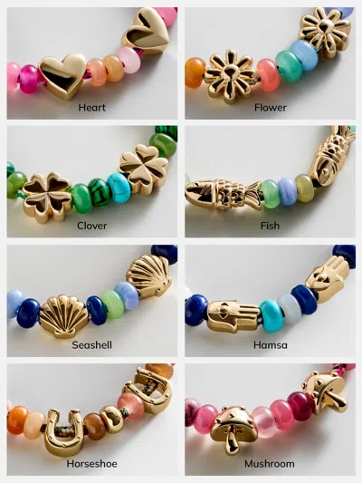 Baublebar Happy Here Beaded Bracelet In Multi