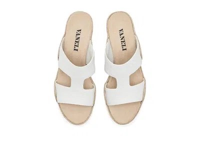 Vaneli Cyril Platform Wedge Sandal In White