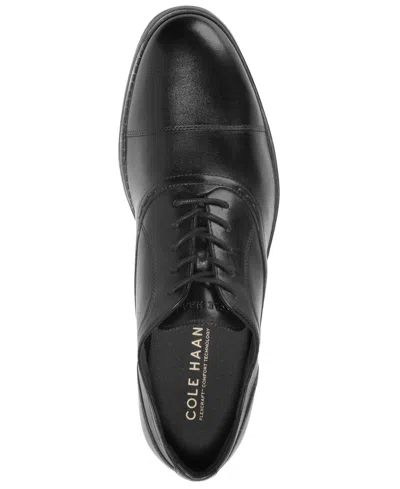 Cole Haan Newmark Grand Cap Toe Oxford In Black