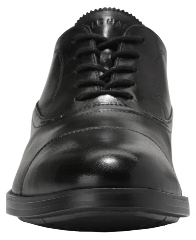 Cole Haan Newmark Grand Cap Toe Oxford In Black