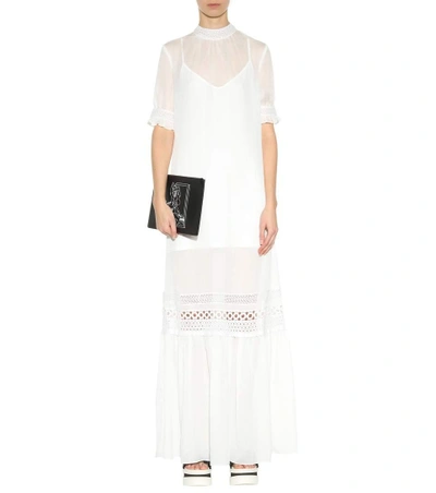 Shop Mcq By Alexander Mcqueen Floor-length Dress In Ivory