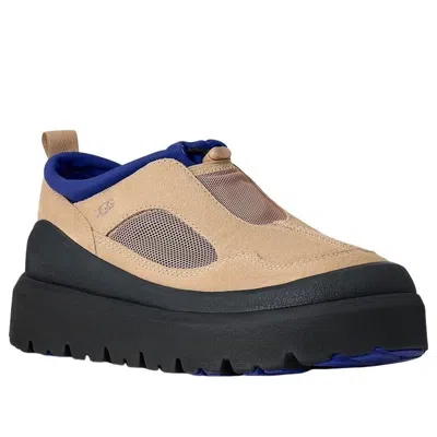 Ugg Heritage Utility Axoid Patchwork 'sand Regal Blue' In Multi