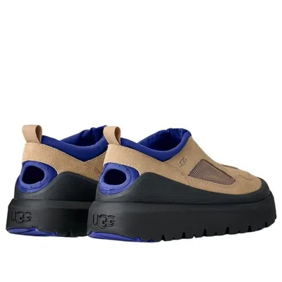 Ugg Heritage Utility Axoid Patchwork 'sand Regal Blue' In Multi