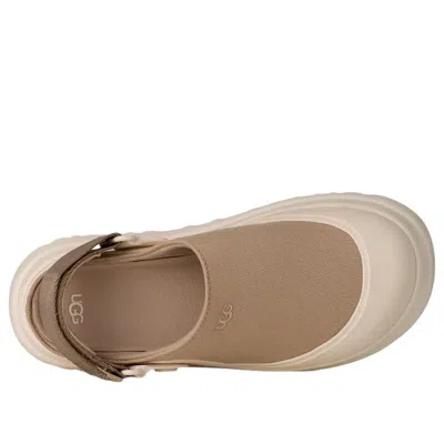 Ugg W Goldenglow Canvas Clog In Brown
