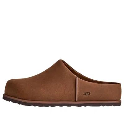 Ugg Otzo Dark Chestnut Sabots In Brown