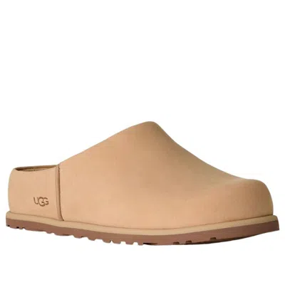 Ugg Silk Lace Slippers Rubber Sole Design In Brown