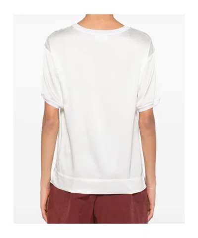 P.a.r.o.s.h Satin T-shirt In White