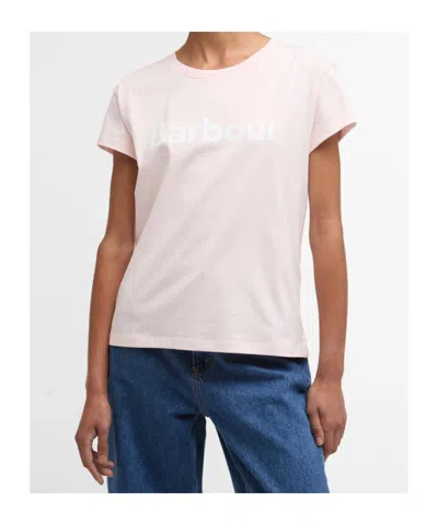 Barbour Womens Hartland T-shirt In Pink