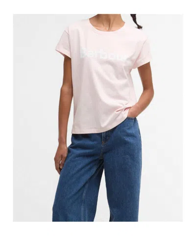 Barbour Womens Hartland T-shirt In Pink