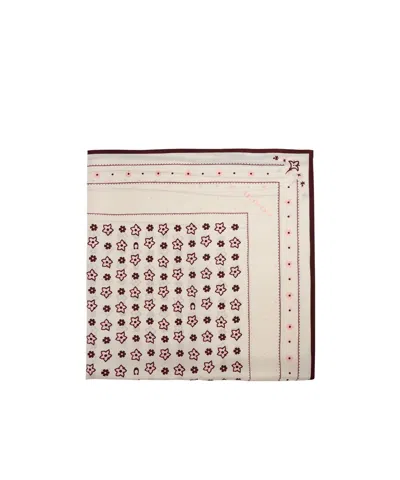 Coach Floral Patterned Silk Scarf In Multi