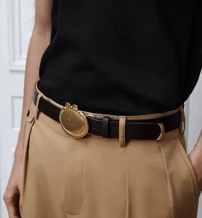 Dior Médaillon Belt In Black