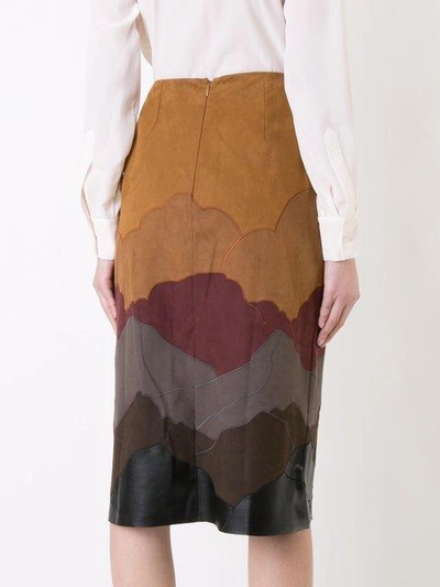 Shop Stella Mccartney Nina Skirt In Multicolour